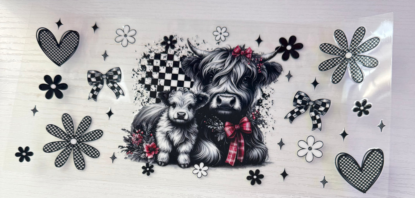 checkered/skulls